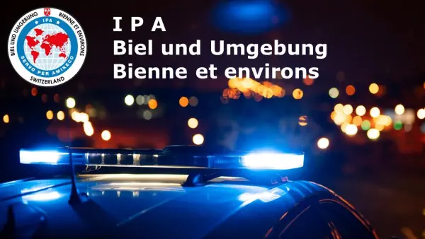 Blaulicht auf Polizeifahrzeug