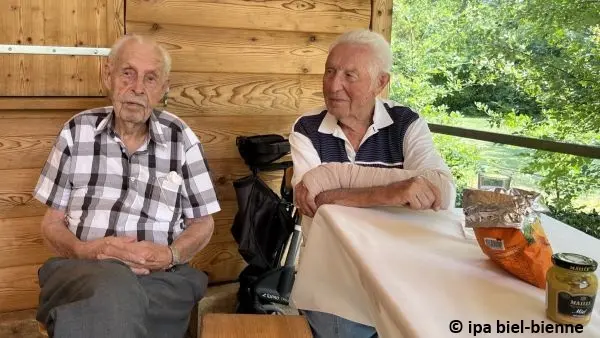 Die beiden ältesten Vereinsmitglieder mit 98 bzw. 95 Jahren