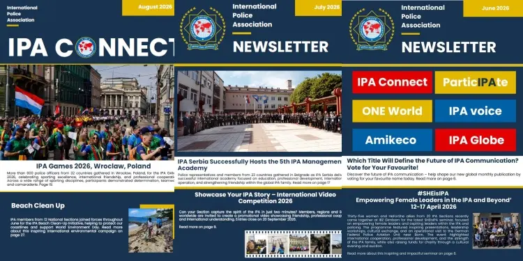 Diverse Titelseiten des Newsletters