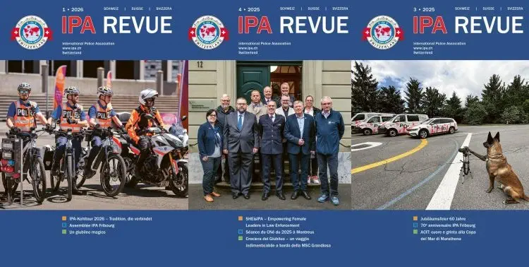 Diverse Titelseiten der IPA Revue