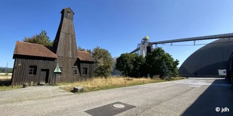 Alter Bohrtum der Saline Riburg